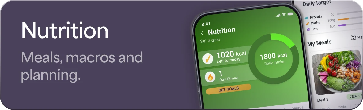 Nutrition — Meals, macros and planning.