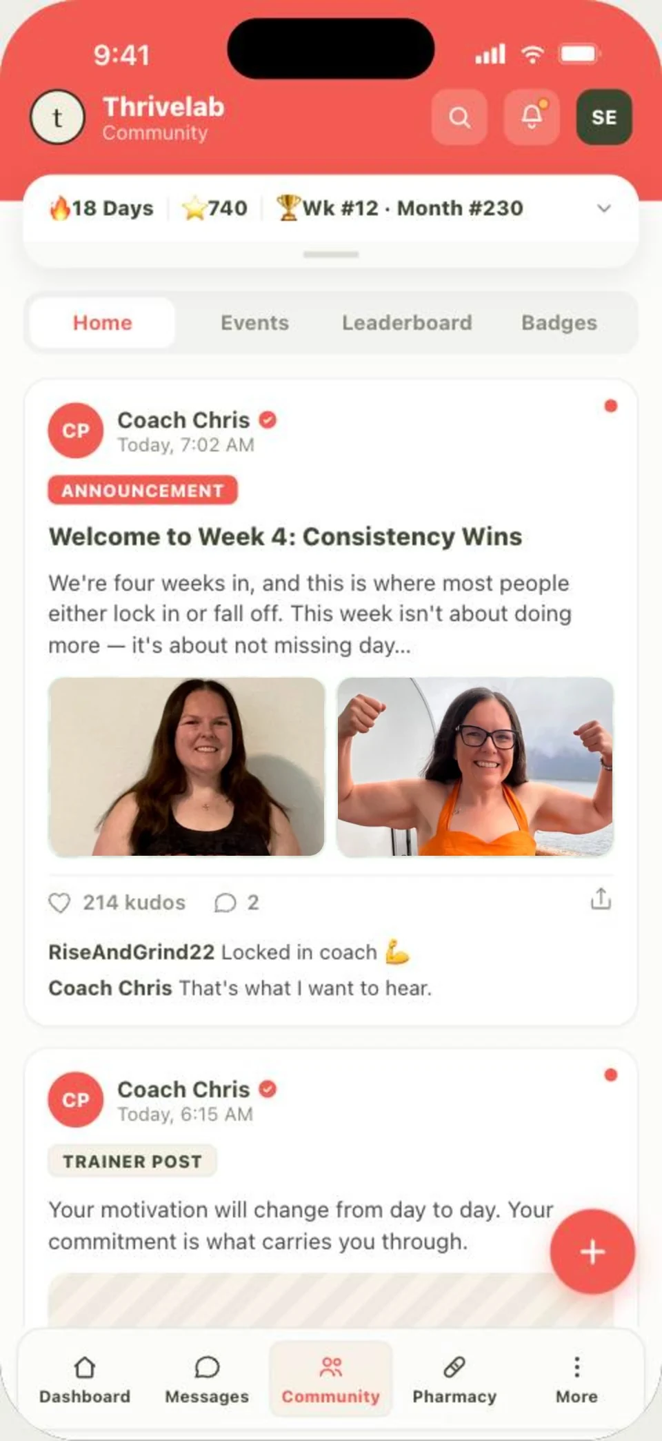 Community feed